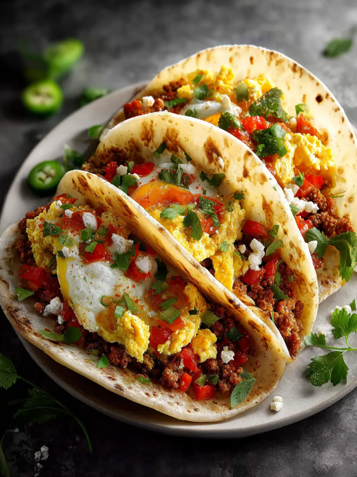 Hearty Mexican-Style Breakfast Tacos First Image
