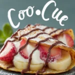 Pancake Tacos with Creamy Fruit Filling and Chocolate Drizzle Recipe First Image