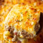 Cheesy Ground Beef and Potato Casserole First Image