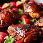 Barbecued Strawberry Chicken First Image