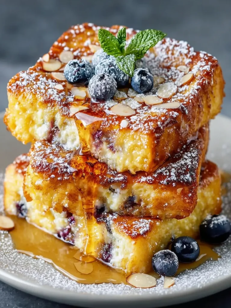 Easy Baked French Toast with Cinnamon and Almonds: The Ultimate Breakfast Treat First Image