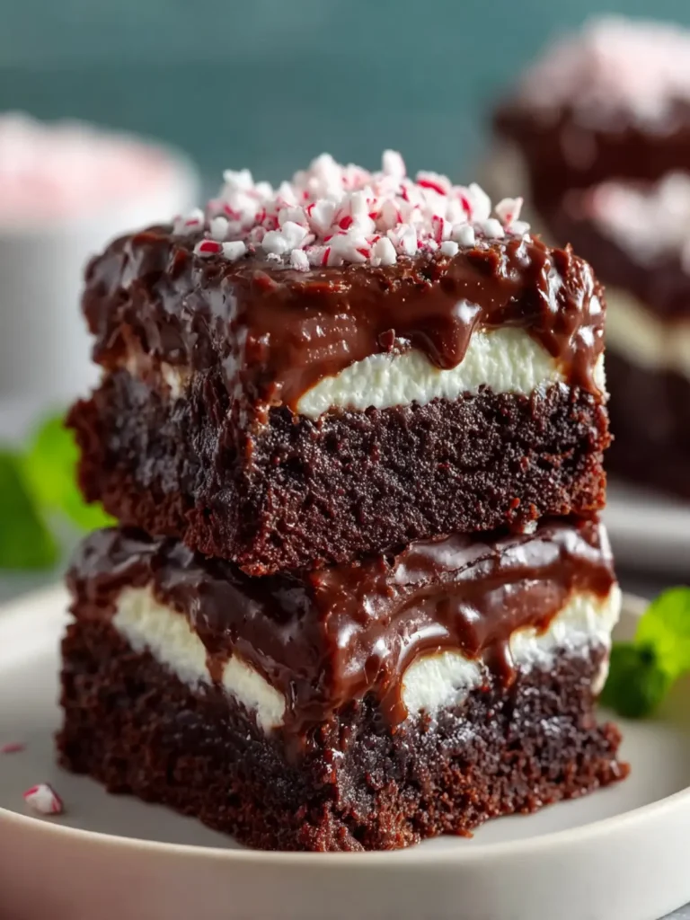 Chocolate Mint Brownies First Image