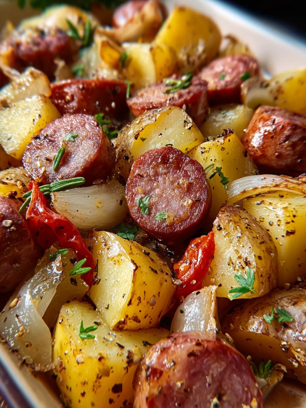 Smoked Sausage and Potato Bake First Image