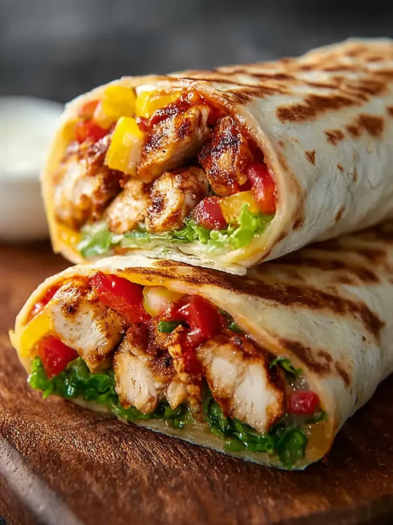 Sweet Chili Chicken Wraps First Image