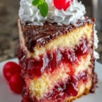 Moist Cherry Dr Pepper Cake Recipe with 4 Delicious Layers First Image
