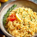 Zesty Lemon Orzo Recipe – Perfect for Any Occasion First Image