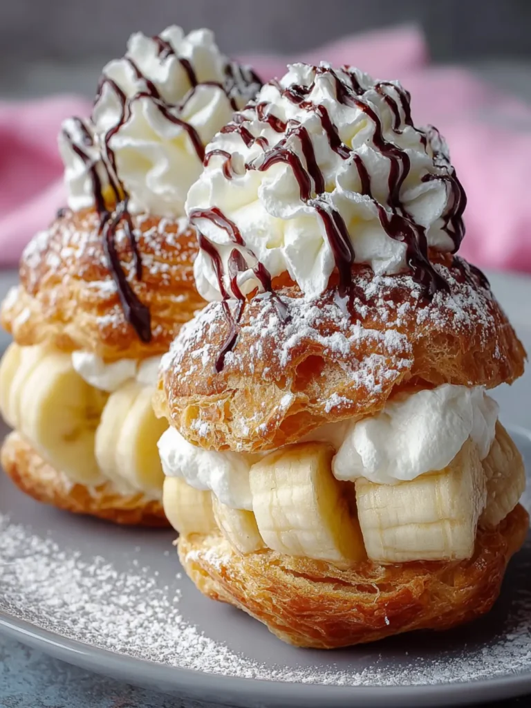 Irresistible Banana Cream Puffs Recipe First Image