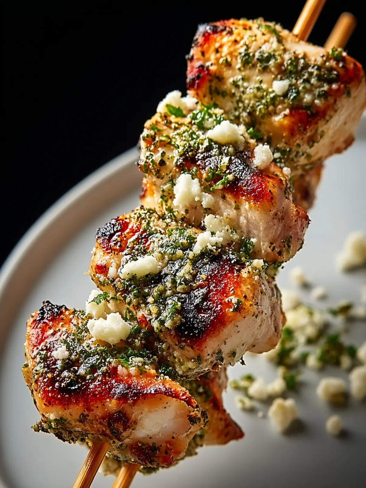 Irresistible Ranch Garlic Parmesan Chicken Skewers Recipe First Image