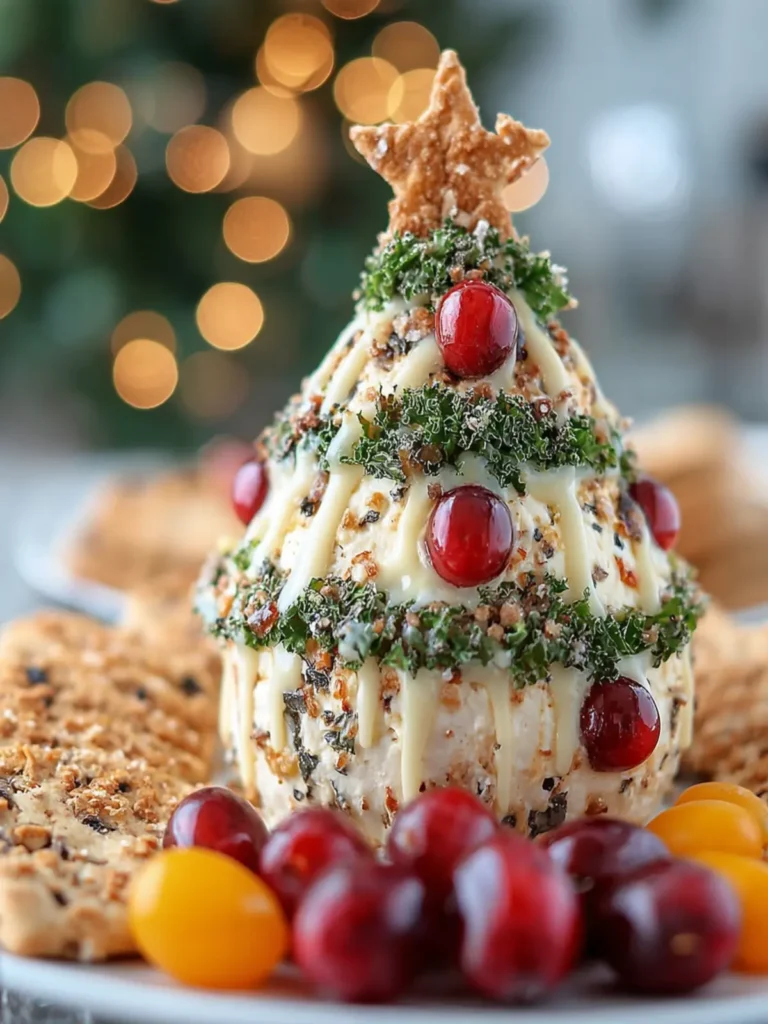 Christmas Tree Cheese Ball First Image