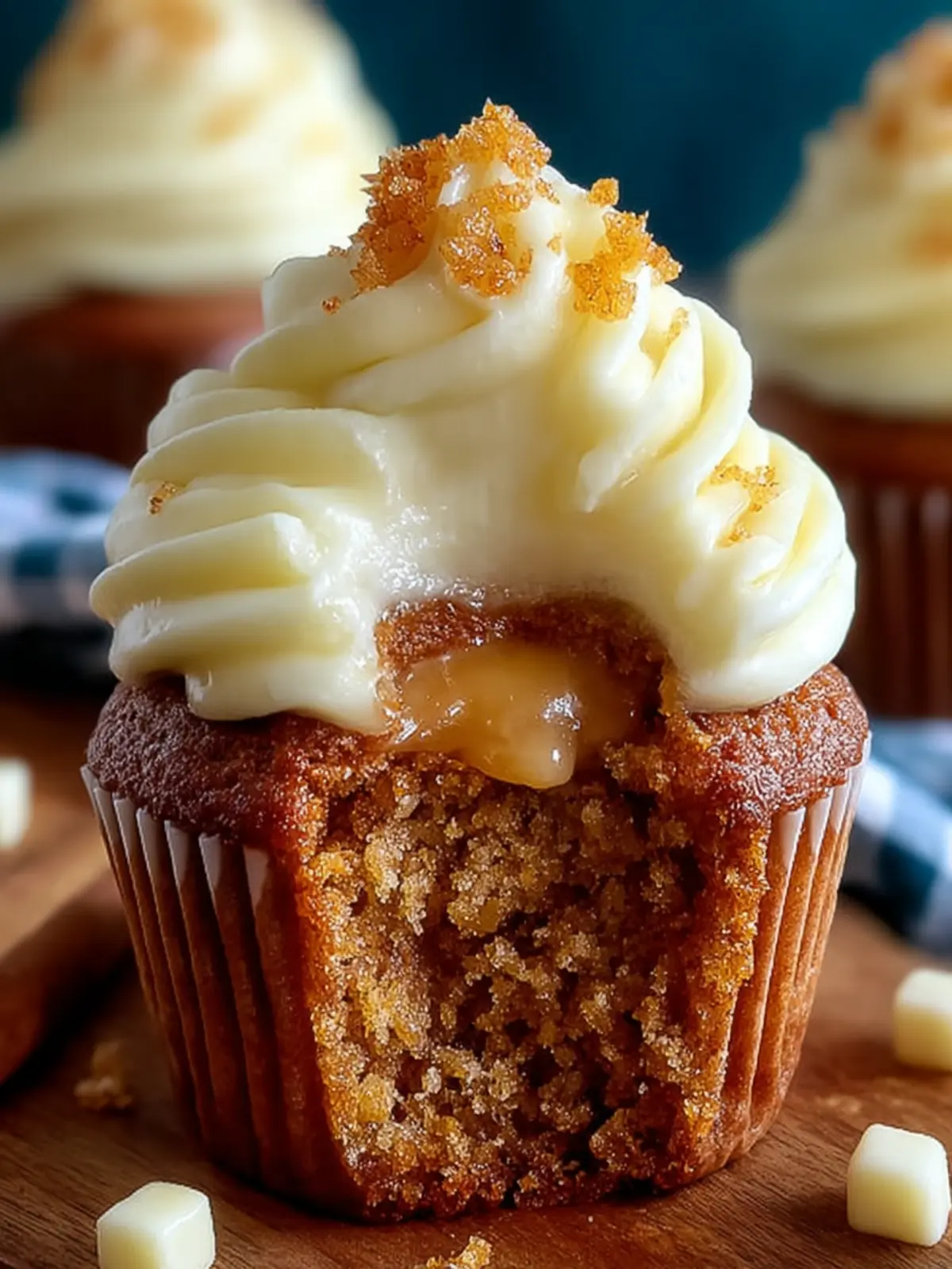 Spicy Ginger Cupcakes That Bring Cozy Vibes to Your Day First Image