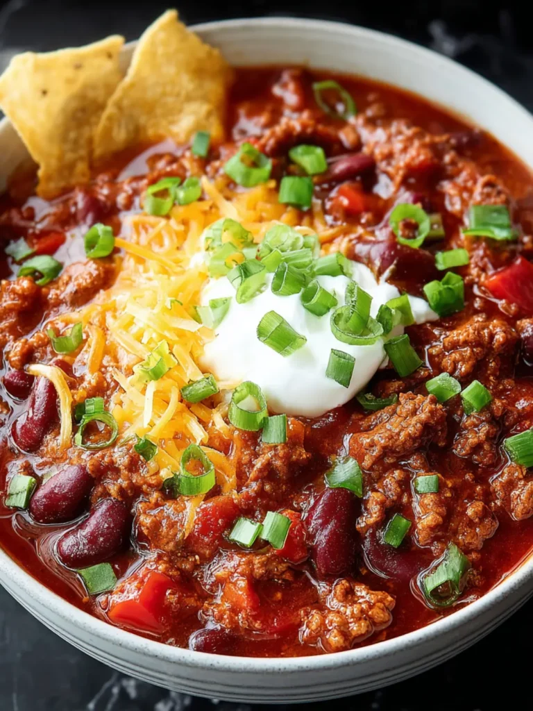 Slow Cooker Chili: The Best Flavor-Packed Recipe for Comfort Food Lovers First Image