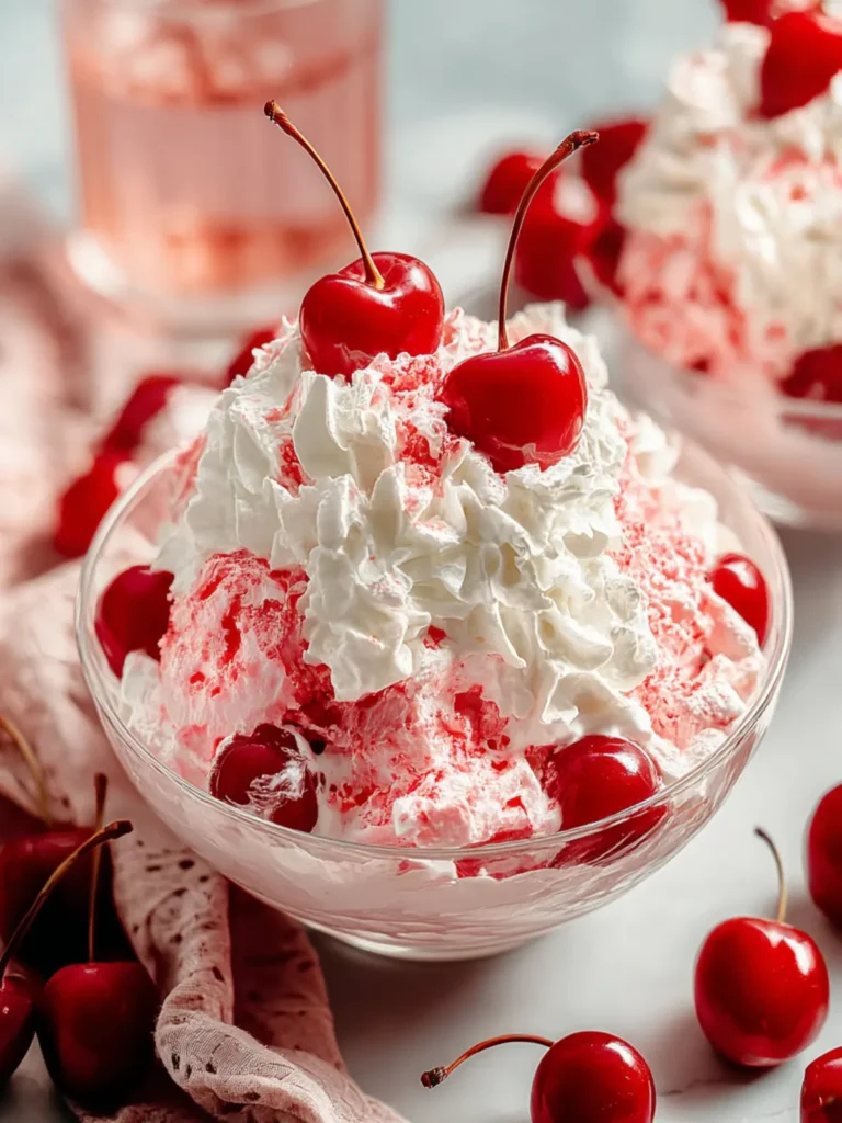 Irresistible Cherry Fluff Salad Recipe for Summer Bliss First Image