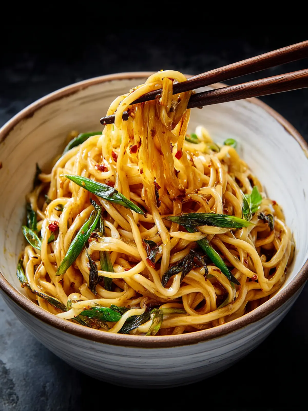 Scallion Oil Noodles (葱油拌面): The Simplest, Tastiest Chinese Noodle Dish Ever First Image