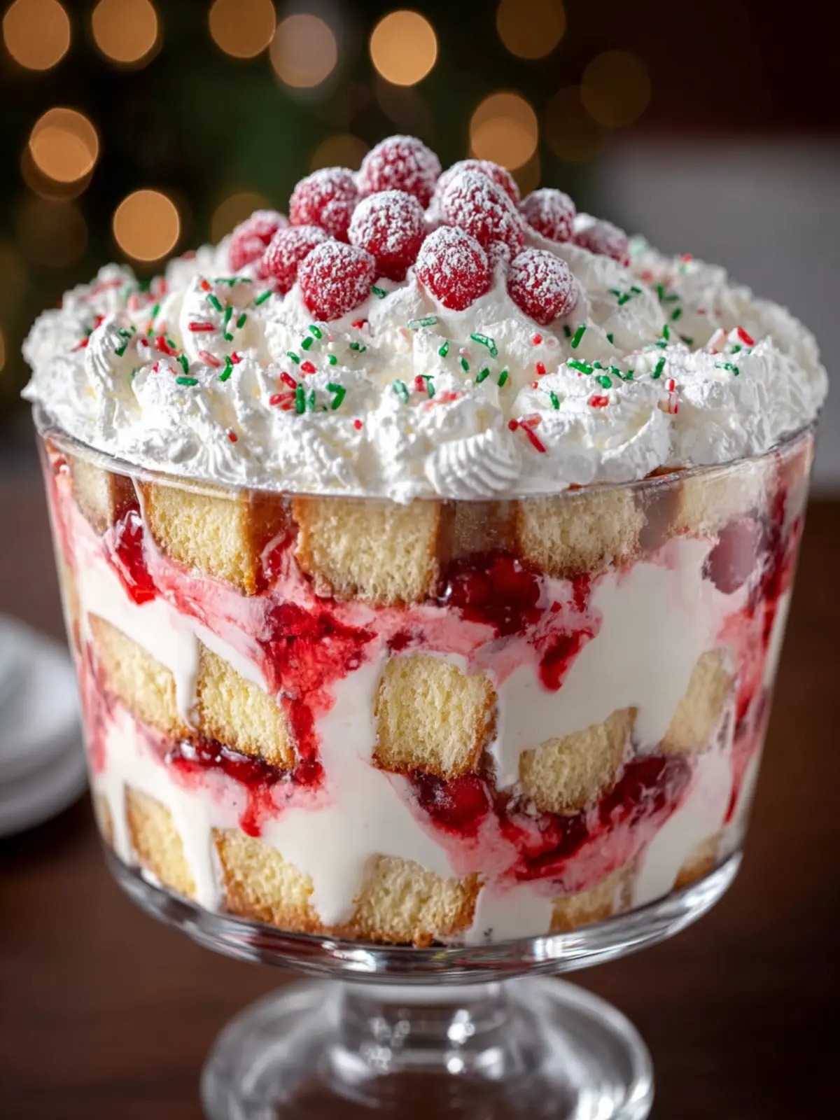 15-Minute Christmas Tree Cake Trifle – Magical Holiday Dessert First Image