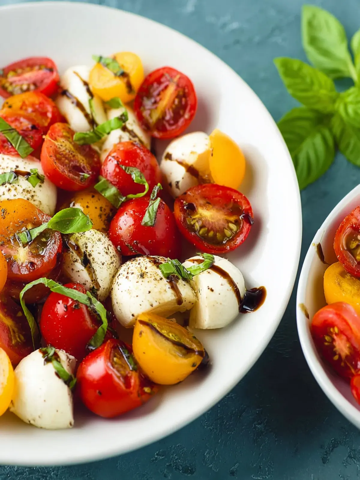 Caprese Salad with Cherry Tomatoes First Image