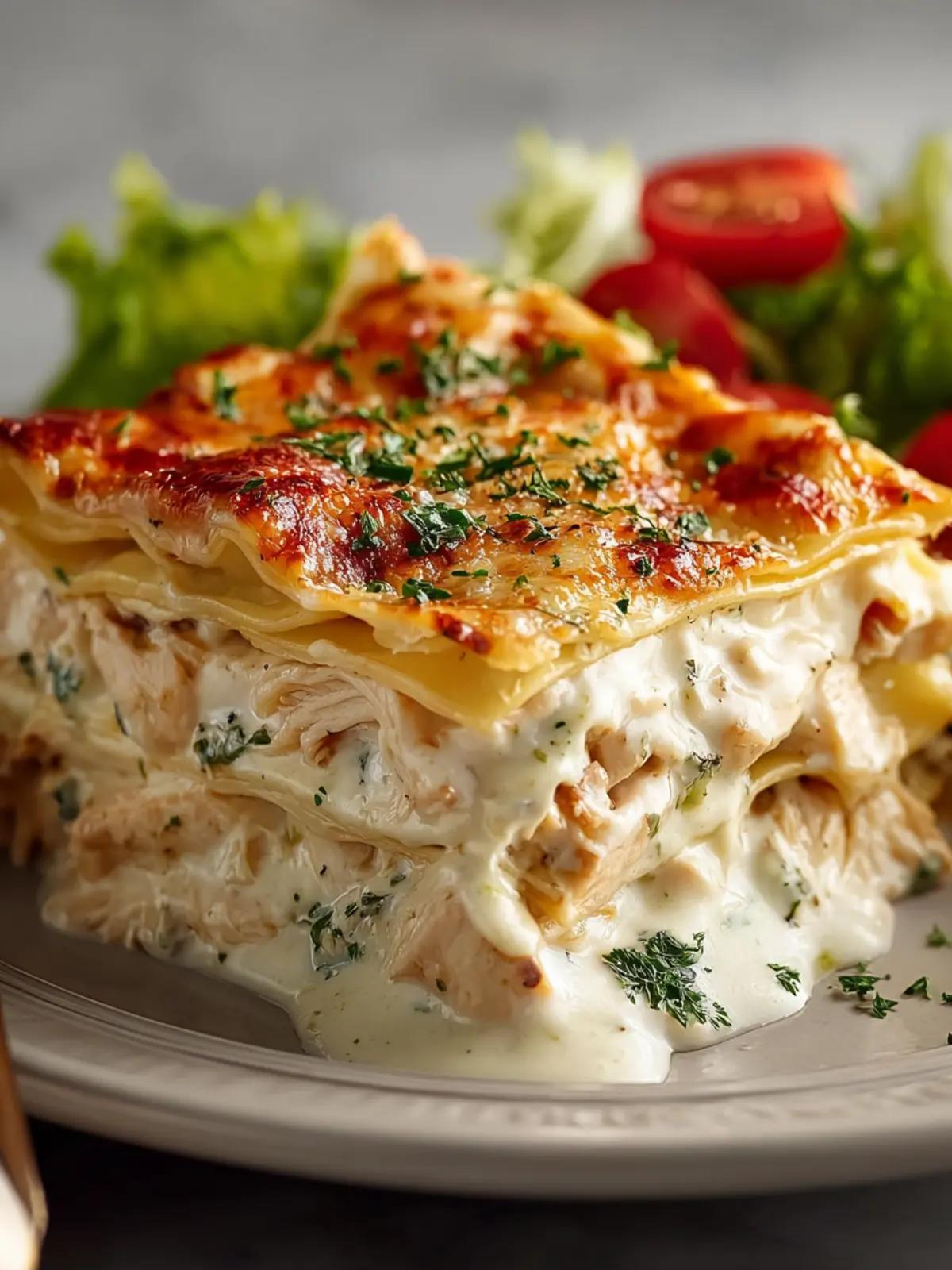 Chicken Alfredo Lasagna First Image