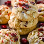 Holiday White Chocolate Cranberry Cookies First Image