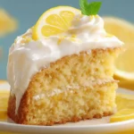 One Layer Lemon Cake First Image