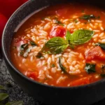 Tomato Rice Soup First Image