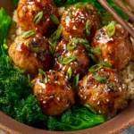 Healthy Teriyaki Meatballs First Image