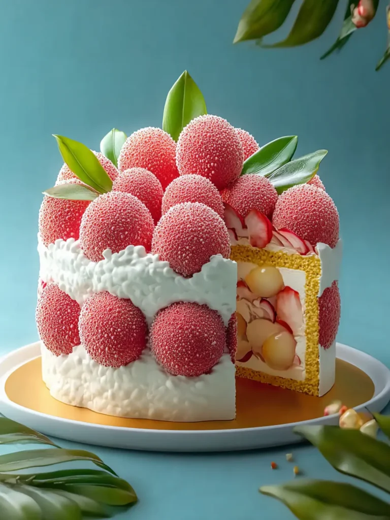 Heavenly Lychee Cake: Your New Favorite Tropical Treat First Image