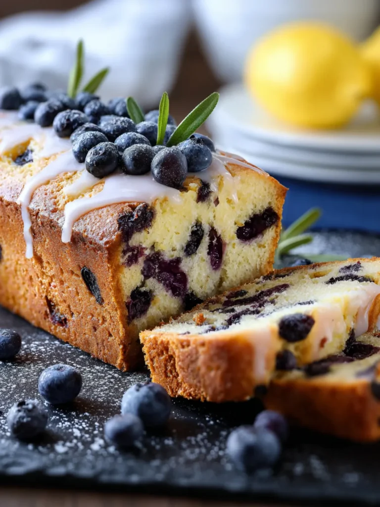 Lemon Blueberry Bread First Image
