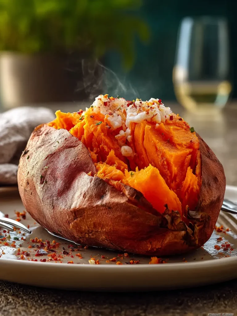 Easy Baked Sweet Potato First Image