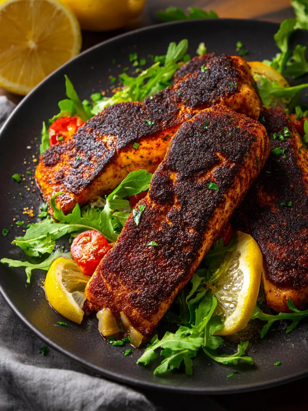 The BEST Blackened Salmon Recipe First Image
