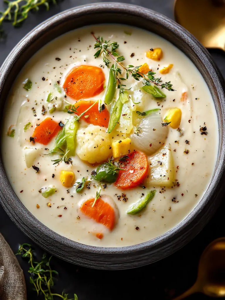 Creamy Milk Soup with Vegetables: A Comforting Delight First Image
