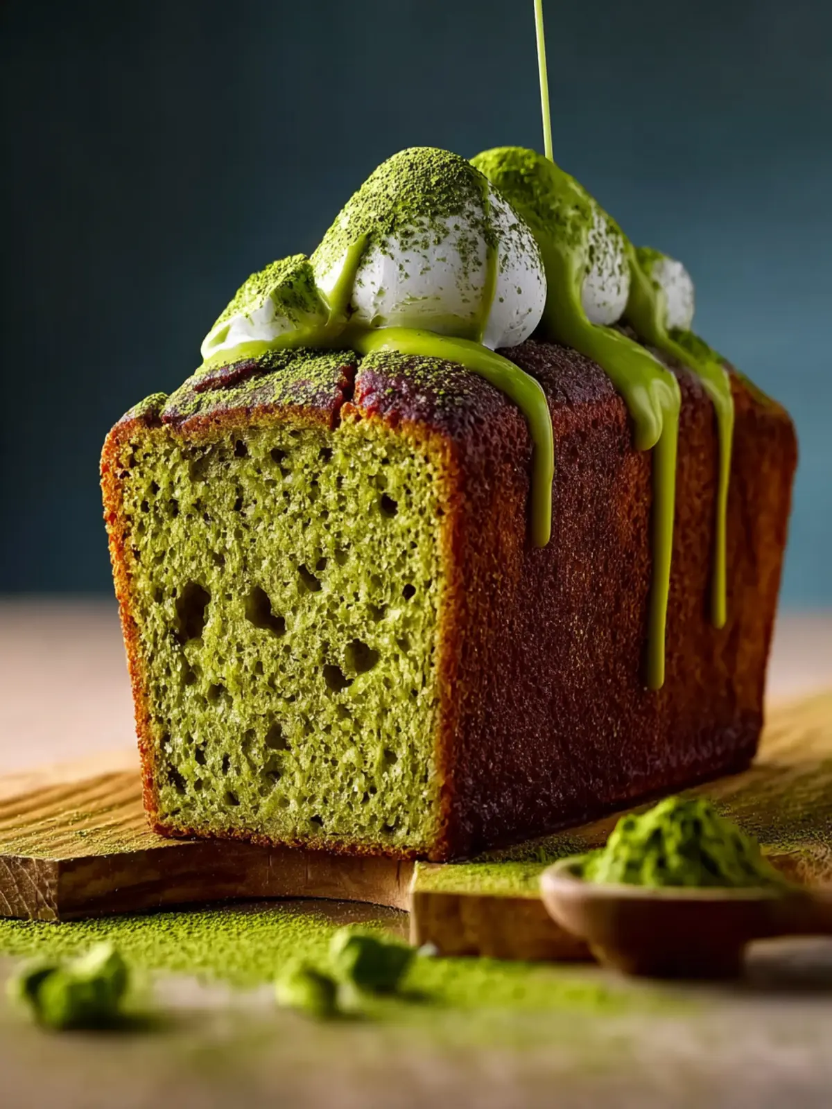 Matcha Pound Cake First Image