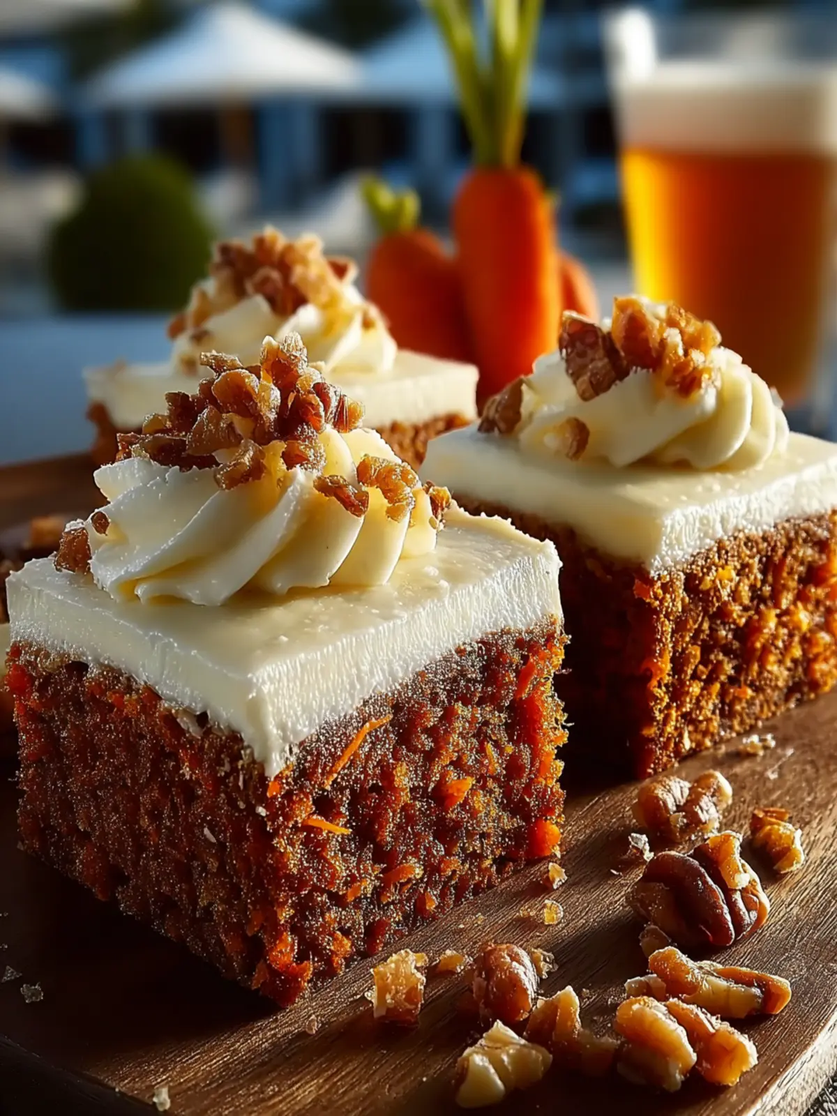 Decadent Carrot Cake Bars with Cream Cheese Frosting First Image