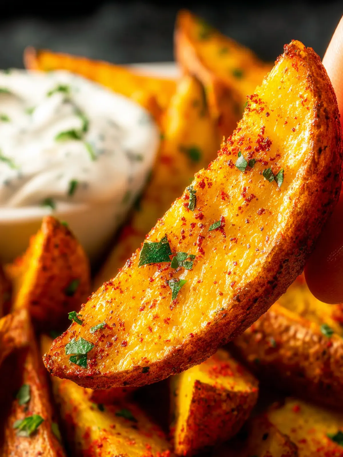 Air Fryer Potato Wedges First Image