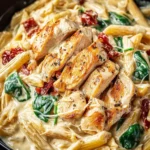 Irresistible Creamy Tuscan Chicken Pasta Recipe First Image