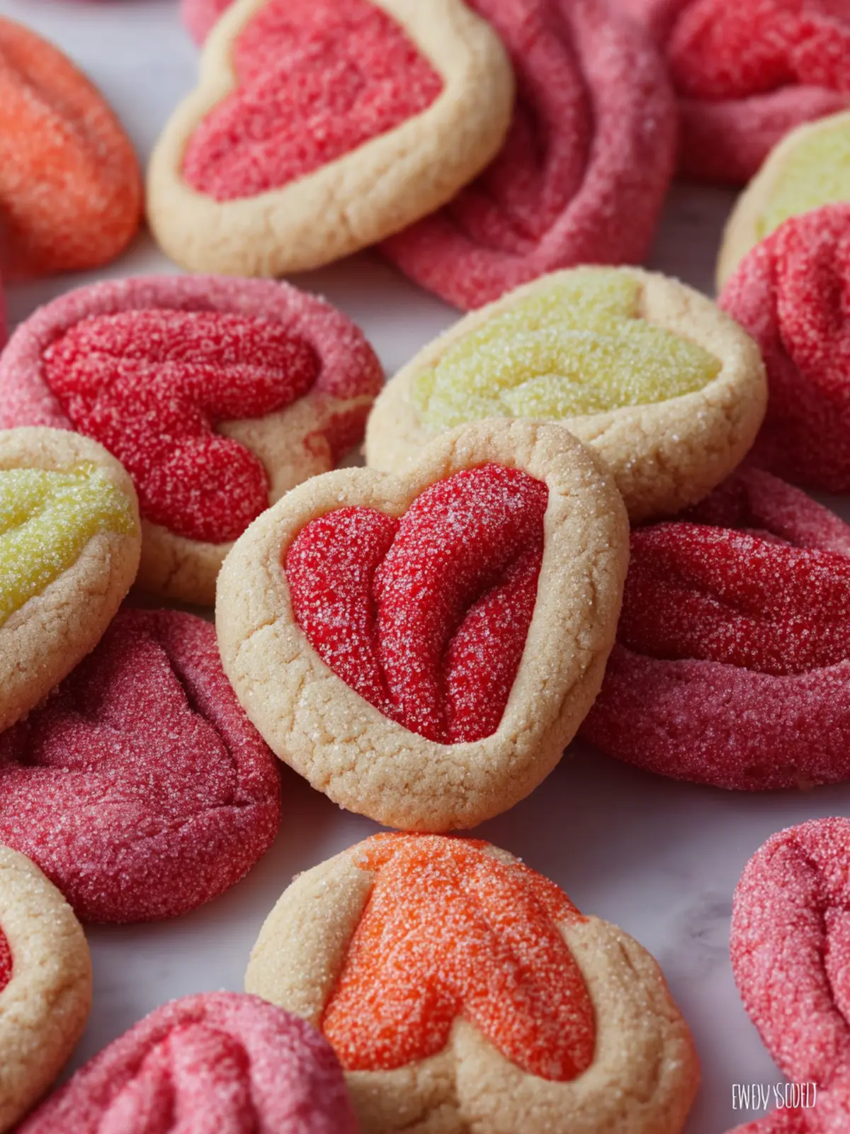 Sour Patch Kids Valentine’s Day Cookies First Image