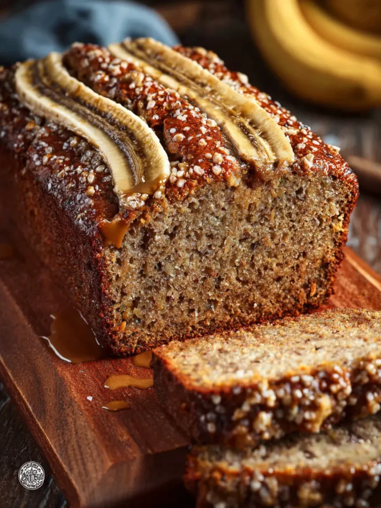 Tahini Banana Bread First Image