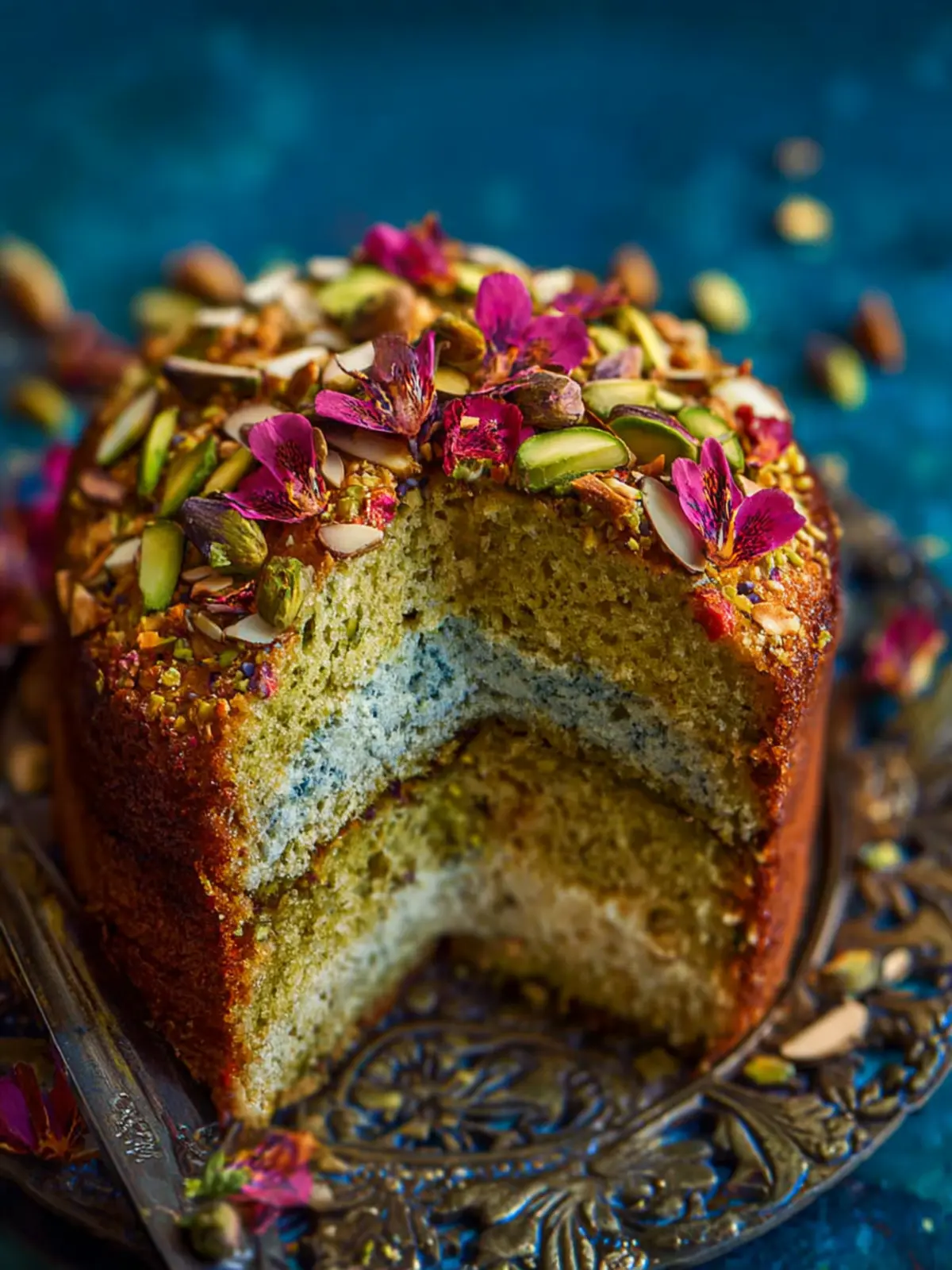 Thandai Mawa Cake Recipe First Image