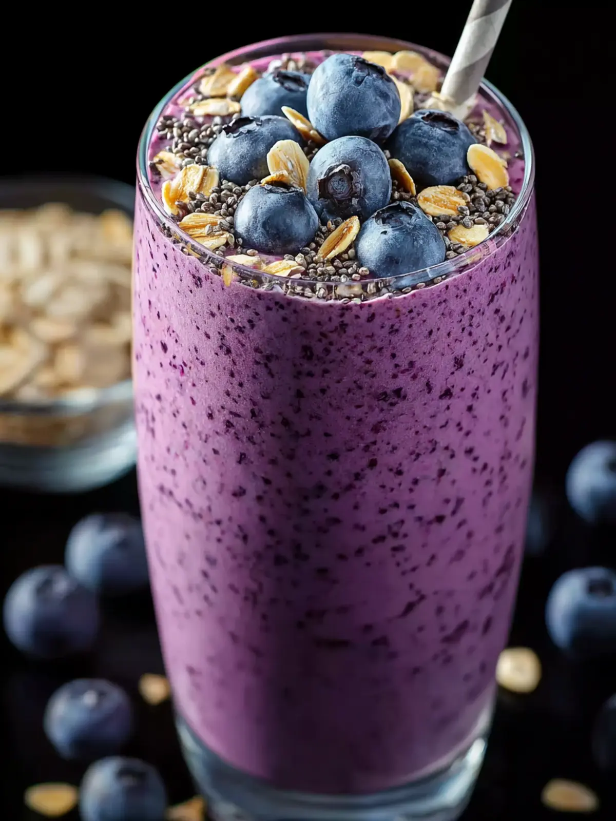 Blueberry Oatmeal Smoothie: An Incredible Ultimate Recipe First Image