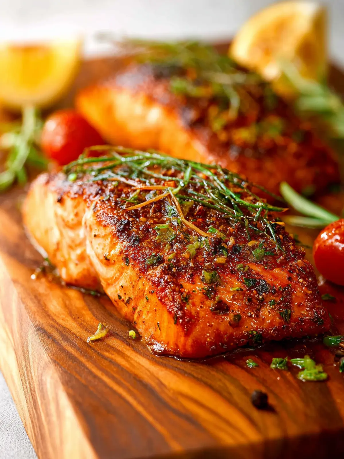 Cedar Plank Salmon First Image