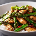 Chicken Asparagus Stir Fry First Image