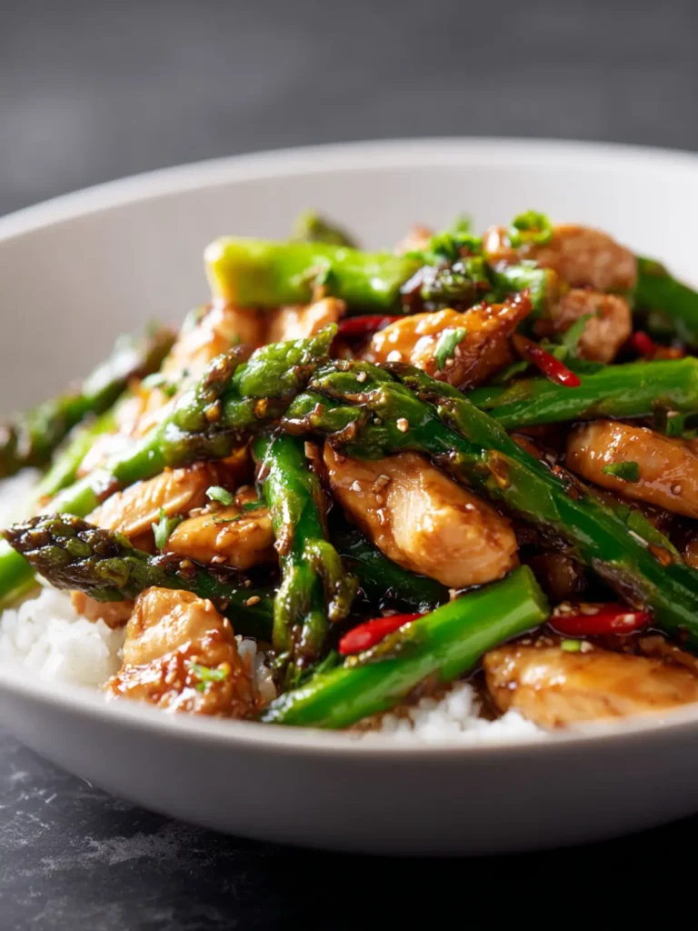 Chicken Asparagus Stir Fry First Image