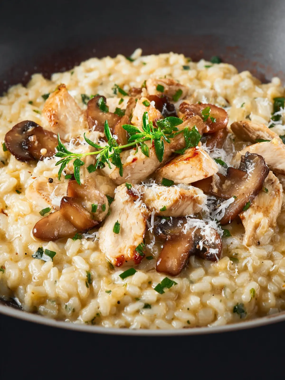 Chicken and Mushroom Risotto First Image