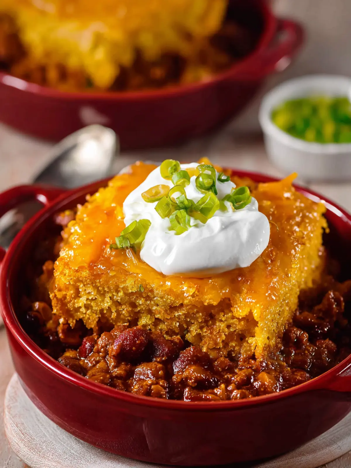 Cornbread Chili Casserole First Image