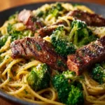 Cowboy Butter Steak Broccoli Linguine First Image
