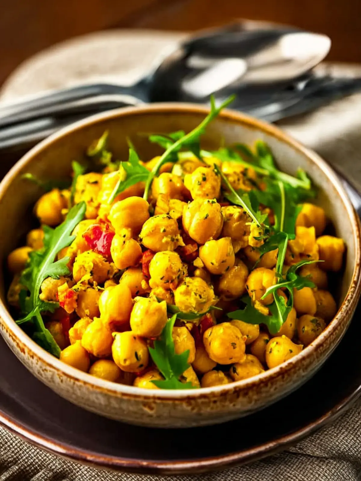 Curried Chickpea Salad First Image