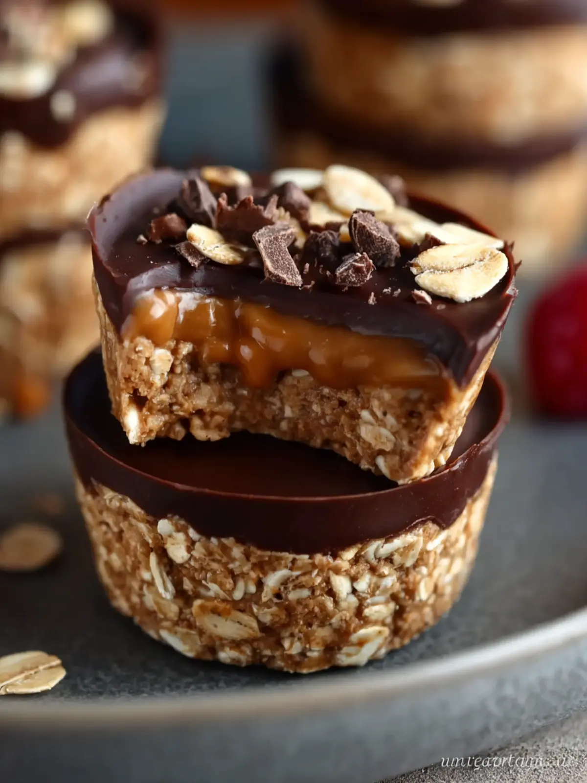 No Bake Peanut Butter Oat Cups First Image