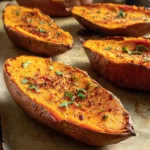 Perfect Roasted Sweet Potato Halves, Oven Baked First Image