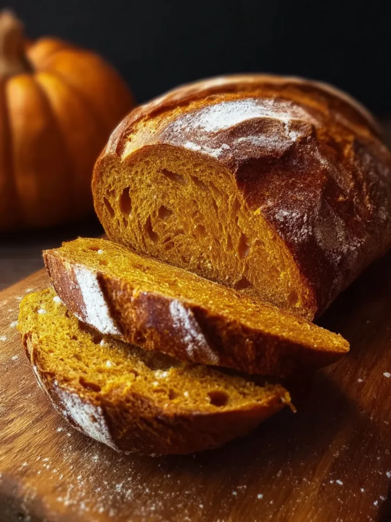 Pumpkin Sourdough Bread First Image