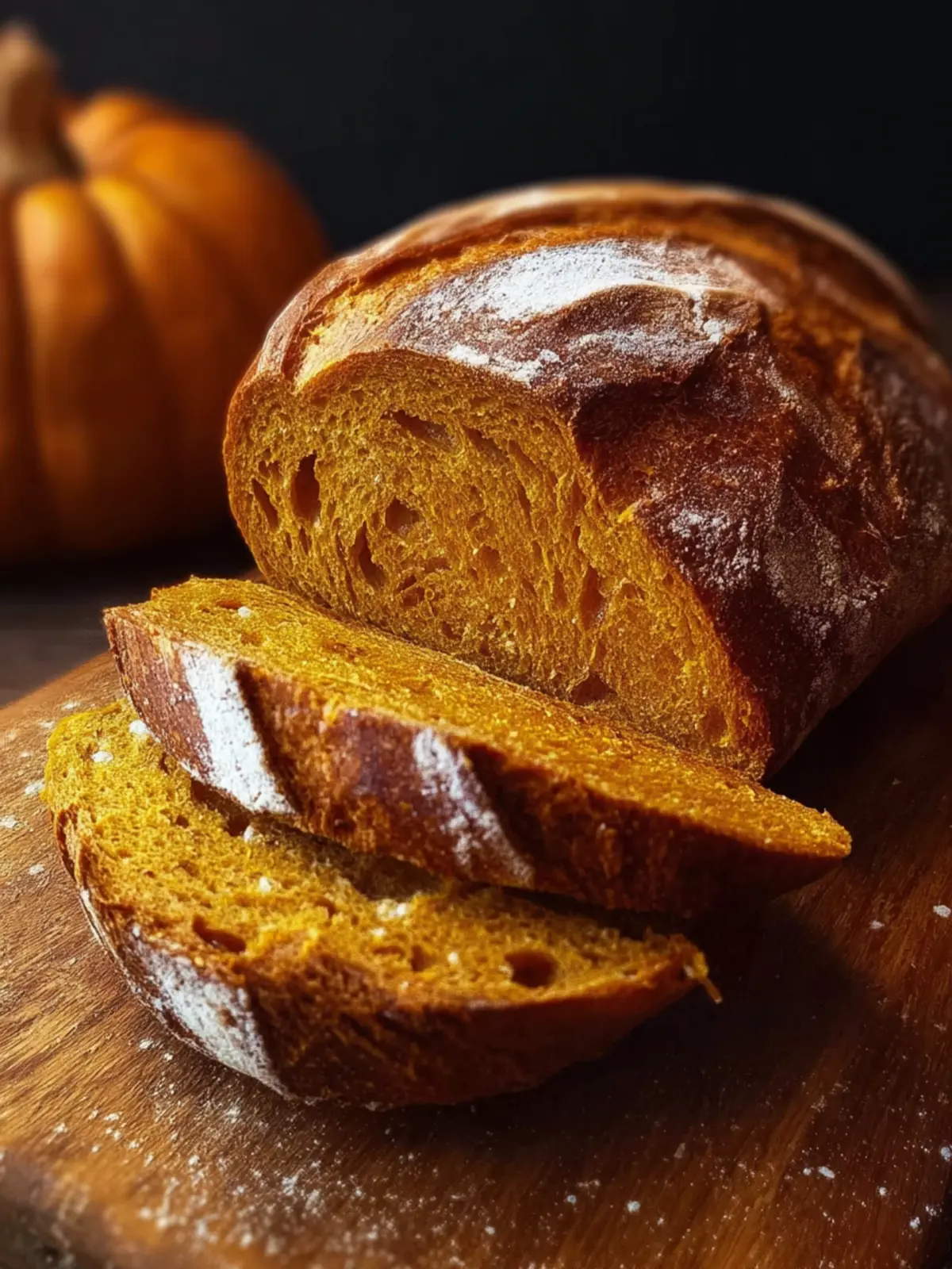 Pumpkin Sourdough Bread First Image