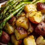 Roasted Potatoes Asparagus First Image