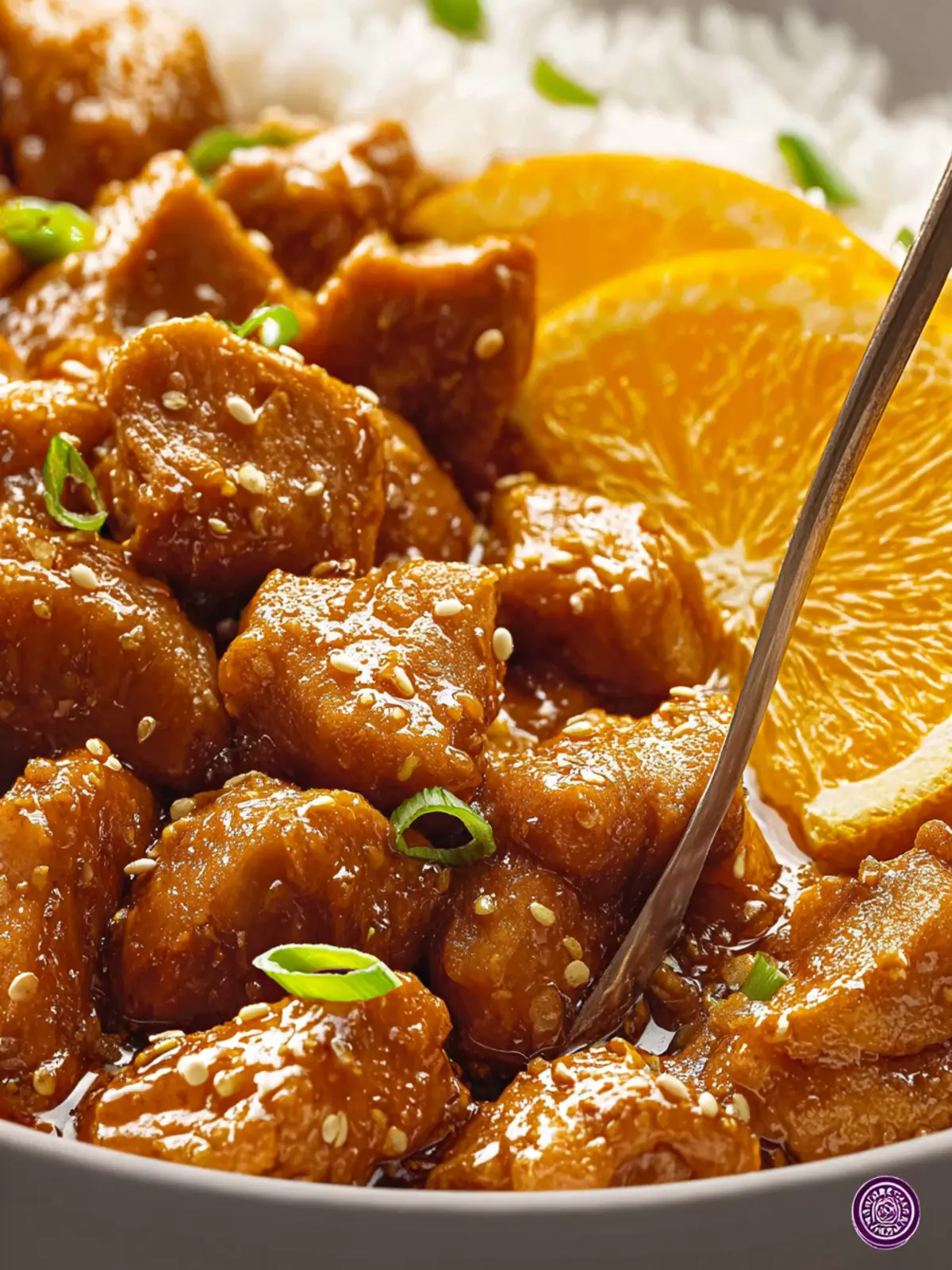Slow Cooker Orange Chicken First Image